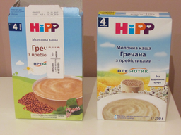 Молочна каша HiPP Гречана з пребіотиками 250 г (9062300140122) фото від покупців 3
