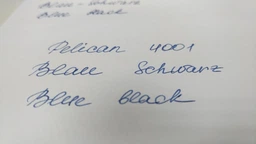 Чернила Pelikan 4001 Blue-Black в стеклянном флаконе 30 мл Сине-черные (301028) фото от покупателей 1