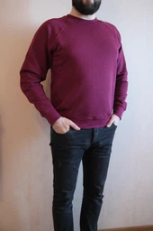 Реглан мужской Fruit of the Loom Classic raglan sweat L Белый (062216030L) фото от покупателей 4