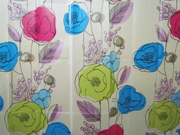 Шторка - занавеска для ванной Мій Дім Colorful flowers 180х180 NJ10108 фото от покупателей 7