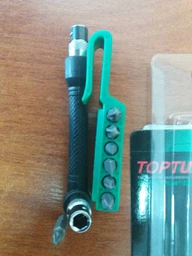 Набор бит Toptul 1/4" c Г-образным переходником 8 предметов (GAAL0802) фото от покупателей 5
