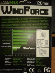 Вентилятор GameMax WindForce LED 120 мм White (GMX-WF12W) фото от покупателей 9