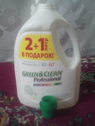 Гель для прання кольорового одягу Green & Clean Professional 3 л (4823069702403/4260700180563) фото від покупців 3