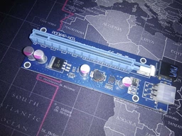 Адаптер-райзер Dynamode PCI-E x1 to 16x, 60 см USB 3.0 Cable SATA to 6Pin Power ver.006C (RX-riser-006c 6 pin) фото від покупців 8