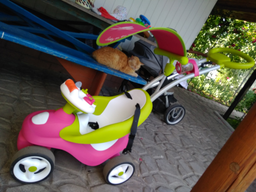 Машина для катания детская Smoby Бабл Гоу 2 в 1 со съемной ручкой ...