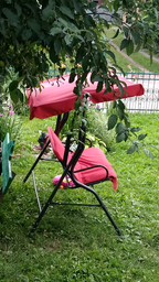 Садовая качеля Ranger Relax Red. 2-х местная. Качеля скамейка Ренжер RA 7714. фото от покупателей 17