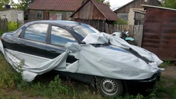 Тент автомобильный на седан Vitol CC13401 размер XL 533х178х119см фото от покупателей 4