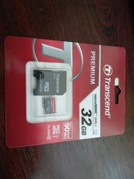 Карта памяти Transcend MicroSDHC UHS-I 32 GB Class 10 + SD-adapter (TS32GUSDU1) фото от покупателей 1