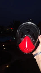 Маска для снорклинга Seagard Easybreath-II полнолицевая с креплением для экшн камер S/M Черная фото от покупателей 2