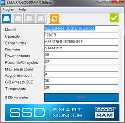 SSD диск Goodram CX200 960GB 2.5" SATAIII TLC (SSDPR-CX200-960)