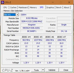 Оперативная память Kingston SODIMM DDR4-2133 8192MB PC4-17000 (KVR21S15S8/8) фото от покупателей 7
