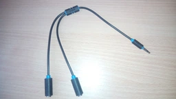 ProLink 4pin 3.5 mm Stereo Plug to 4pin 2 x 3.5 mm Stereo Sockets 0.3 м Cable (PB155-0030)