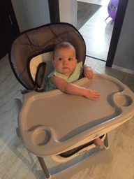 Стульчик для кормления Caretero Bistro Grey (Car.Bistro(grey)) фото от покупателей 19