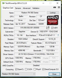 Видеокарта Sapphire PCI-Ex Radeon RX 460 Nitro 4GB GDDR5 (128bit) (1175/7000) (DVI, HDMI, DisplayPort) (11257-02-20G)