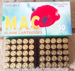 Холостые патроны Zbroia M.A.C. пистолетные 9 мм 50 шт (Z24.7.3.010) фото от покупателей 3