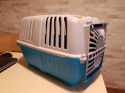 Переноска MPS PRATIKO 1 plast 48 x 31.5 x 33 см Вага тварини до 10 кг Темно-синя (8022967073370) фото від покупців 3