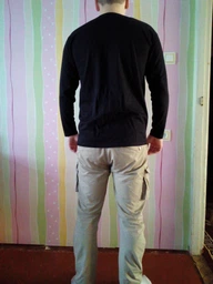 Футболка з довгим рукавом Fruit of the Loom Valueweight long sleeve M Темно-синій (0610380AZM) фото від покупців 7