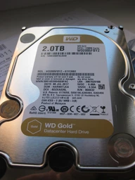 Жесткий диск WD 3.5" SATA 3.0 2TB 7200 128MB Gold (WD2005FBYZ)