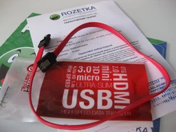 Кабель ExtraDigital Serial ATA 3.0, 7pin-7pin, 26 AWG, 0.5 м (KBD1659) фото от покупателей 15
