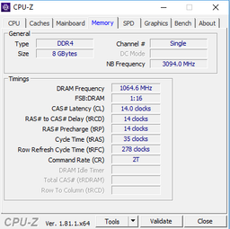 Оперативная память Kingston DDR4-2133 8192MB PC4-17000 HyperX FURY Black (HX421C14FB/8)