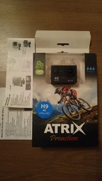 Видеокамера Atrix ProAction H9 4K Ultra HD Black (ARX-AC-H9k4b)