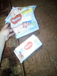 Детские влажные салфетки Huggies Pure 56 шт (5029053550039) фото от покупателей 2