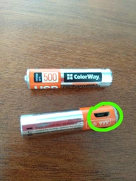Аккумулятор ColorWay AAA micro USB 400 мАч 1.5 В 2 шт (CW-UBAAA-01) фото от покупателей 10