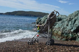 Прогулянкова коляска-тростина Babycare Rider BT-SB-0002 Brown в льоні фото від покупців 2