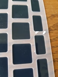 Защитная накладка на клавиатуру MacBook Pro Air 11" 13" 15" 17" US с русской раскладкой фото от покупателей 8