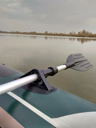 Четырёхместная лодка для рыбалки Seahawk 400 Intex 68351 NP. C алюминиевыми вёслами и насосом в коробке фото от покупателей 4