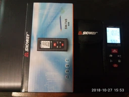 Лазерный дальномер с 99 ячейками памяти SNDWAY 40М с уровнем + чехол + батарейки фото от покупателей 6