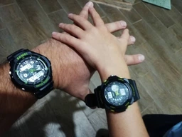 Мужские наручные часы Skmei S-Shock Green 0931 с кварцевым механизмом водонепроницаемы фото от покупателей 3