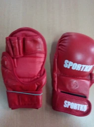 Перчатки для MMA с открытыми пальцами Sportko арт. ПД-7 синие L/XL