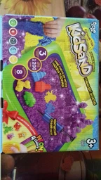Кінетичний пісок KidSand 2 1200г+песочниця(KS-02-02U) фото від покупців 5