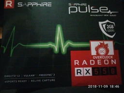 Видеокарта Sapphire PCI-Ex Radeon RX 550 Pulse 2GB GDDR5 (128bit) (1206/7000) (DVI, HDMI, DisplayPort) (11268-03-20G) фото от покупателей 8