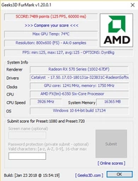 Видеокарта Asus PCI-Ex Radeon RX570 ROG Strix OC 4GB GDDR5 (256bit) (1300/7000) (2 x DVI, HDMI, DisplayPort) (ROG-STRIX-RX570-O4G-GAMING) фото от покупателей 14