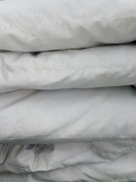 Одеяло пуховое MirSon Raffaello №053 кассетное 90% серый Standart пух 172x205 см Зима+ (2200000003645) фото от покупателей 1