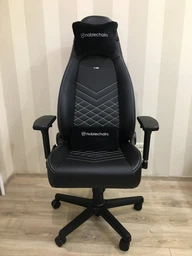 Компьютерное кресло для геймера Noblechairs Icon PU leather white/black (NBL-ICN-PU-WBK) фото от покупателей 9