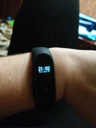 Фитнес-браслет Xiaomi Mi Band 2 OLED Red + Черный ремешок в подарок! фото от покупателей 5