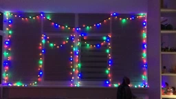 Гирлянда Матовый Шарик большой 100LED 9 м Мультицветная