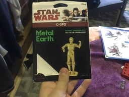 Металевий 3D конструктор Metal Earth "Star Wars C-3PO & R2-D2" (MMG276)