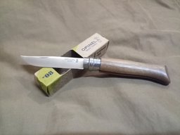 Нож складной Opinel №8 Inox (длина: 190мм, лезвие: 85мм), орех