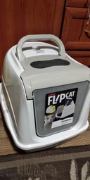 Туалет для кішок Moderna Flip Cat 50х39х37 см Чорничний C230331 (5412087007950) фото від покупців 19