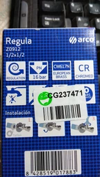 Кран вентельный угловой Arco 1/2″х 1/2″ Z0912 Regula 000005262 фото от покупателей 7