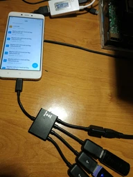 USB-хаб Lapara 3 порта USB 2.0 + 1 порт MicroUSB Black (LA-MicroUSB-OTG-HUB black) фото от покупателей 6