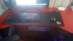 Коврик для мыши Gembird MP-GAMEPRO-L Black игровой 400*450 мм толщина 3 мм профессиональный геймерский для ПК мышка