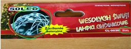 Світлодіодна гірлянда нитка LTL довжина 4.5м 50led на батарейках блакитна Blue фото від покупців 13
