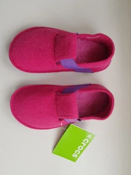 Детские комнатные тапочки для девочки Crocs Kids Classic Slipper 205349-5PR 30-31 (C13) Orchid (0191448819078) фото от покупателей 5