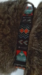 Нашийник Для Кішок BronzeDog Urban Tribal Нейлоновий з Пластикової Пряжкою і Дзвоником Інки Ментоловий 10 мм 18-28 см (49/1336) фото від покупців 4