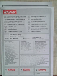 Шторка для ванны RAVAK VS5 Rain 794E010041 фото от покупателей 6
